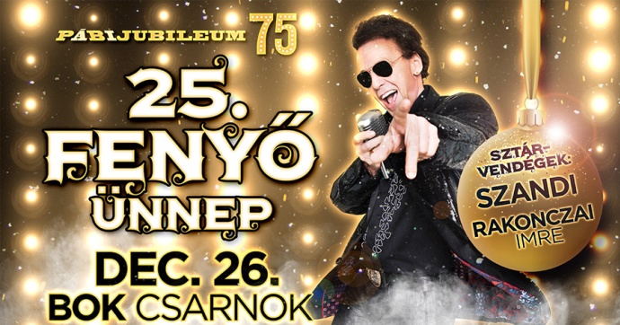Fenyő Miklós karácsonyi Fenyő Ünnep koncert 2022-ben! Jegyek itt!