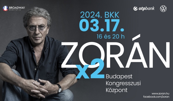 Zorán koncertBudapest Kongresszusi Központban - Jegyvásárlás itt!